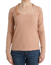 Ermanno Scervino Orange Wool Blend Striped Long Sleeve Top -   -  Ermanno Scervino.